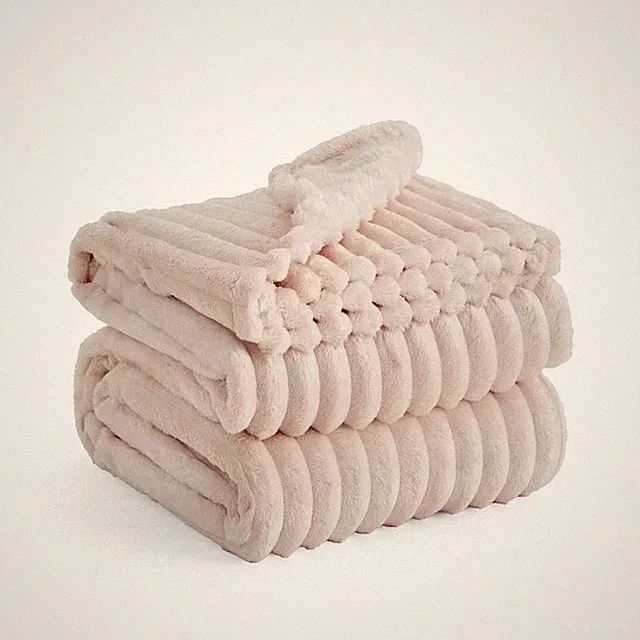 Bedsure Full/Queen Plush Blanket Crystal Pink