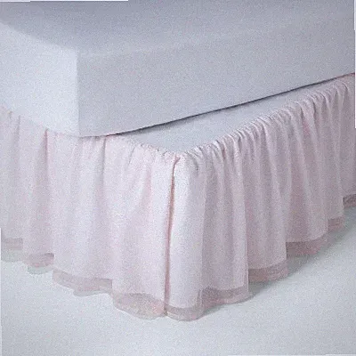 Queen Glitter Dot Tulle Kids' Bedskirt Pink - Pillowfort